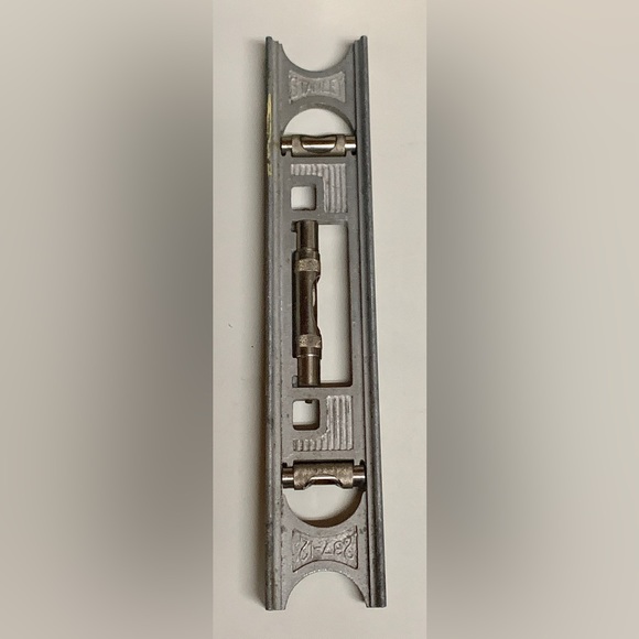 1920s Vintage STANLEY Sweetheart Logo 237-12” 3 Bubble Plumb Spirit Level - Picture 5 of 16